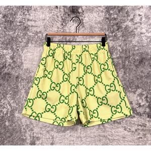 Bravest Studios Shorts Medium Mens Green Mesh Monogram OG